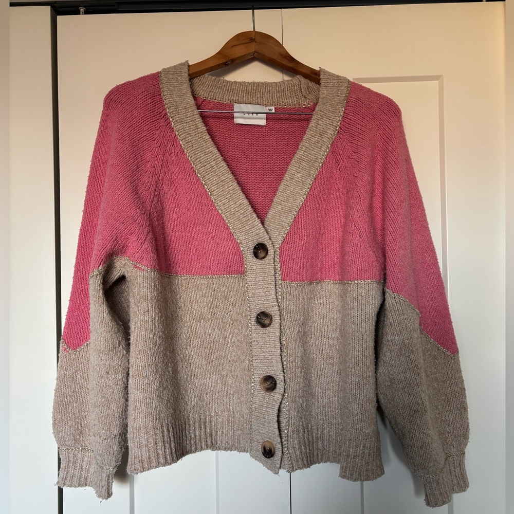 Lush Color Block Cardigan - Picture 4 of 11